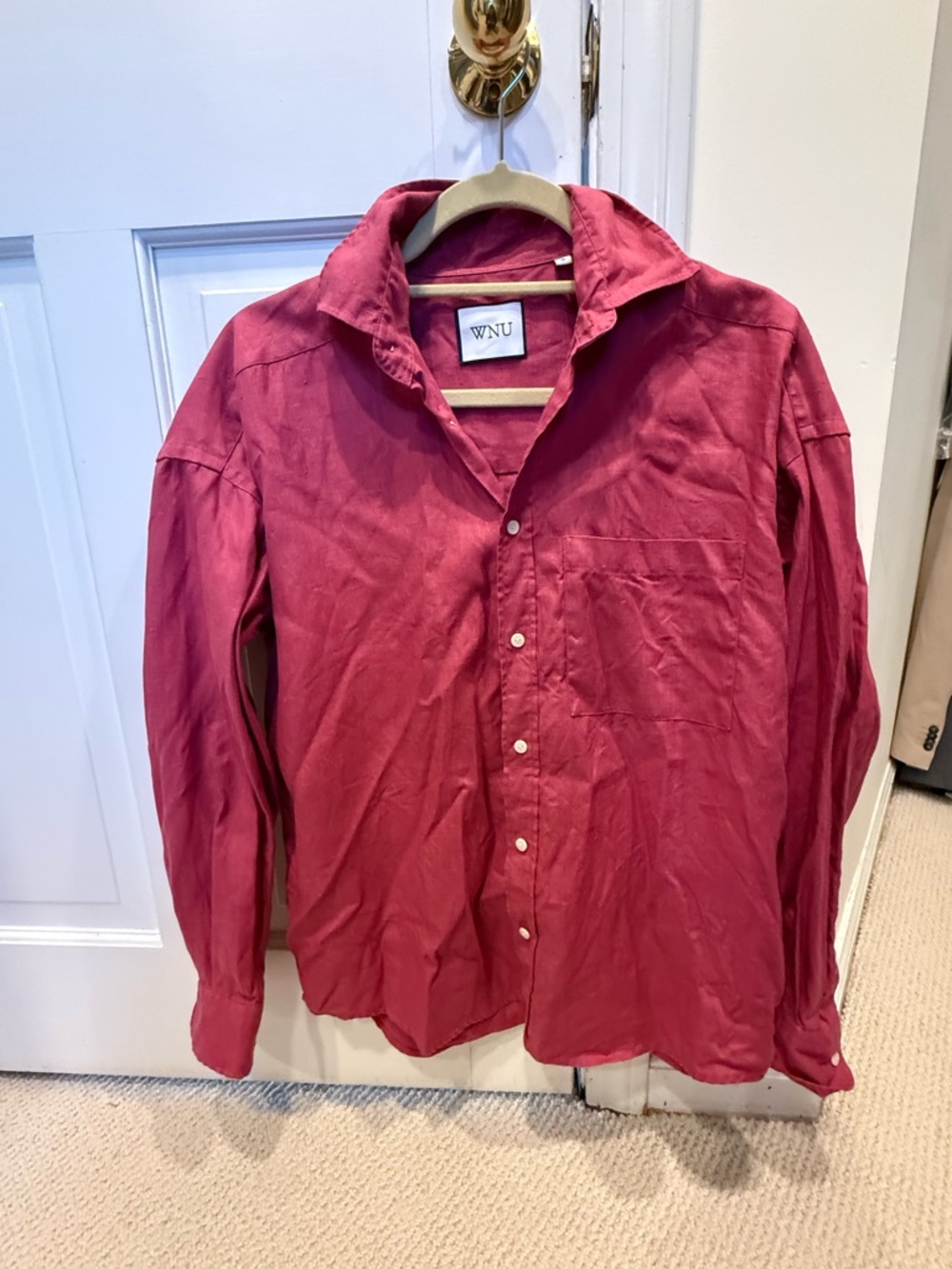 With Nothing Underneath (WNU) Weekend in Hemp Raspberry - Picture 3 of 5